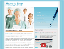 Tablet Screenshot of master-frank.com